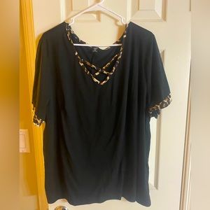 SHEIN curve 4x leopard print